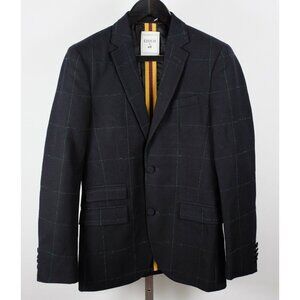 New 44 US 34 ERDEM mens check blazer jacket